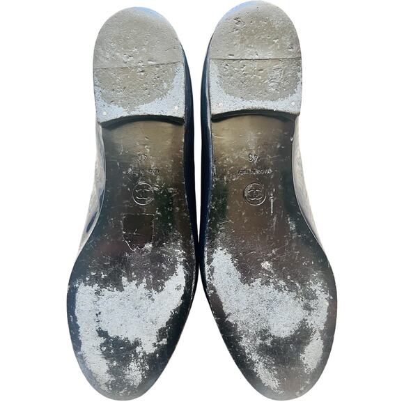 Chanel Patent Leather Blue Ballet Flats - Size 40 - 100% Authentic - Picture 15 of 16